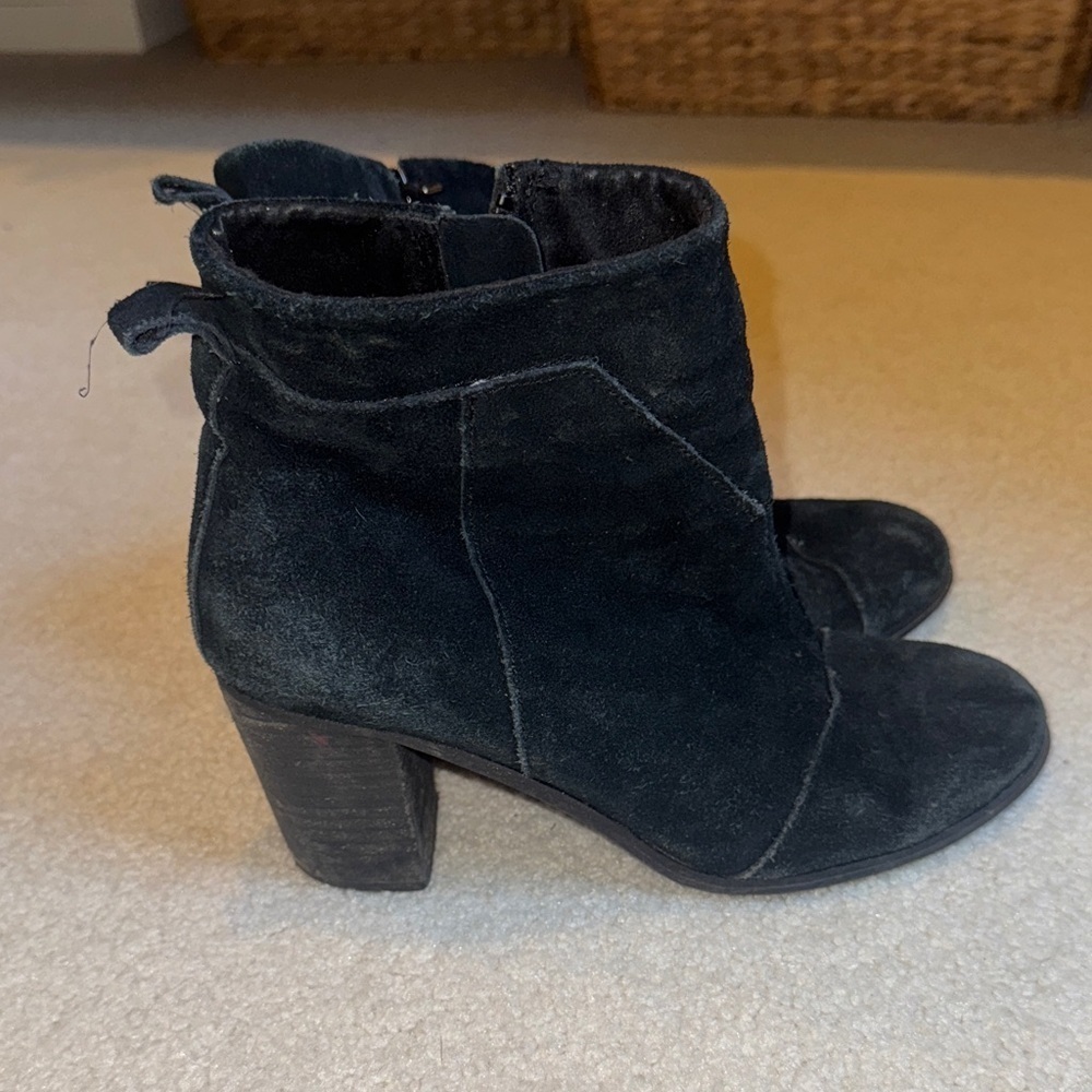 Black Suede Ankle Boots